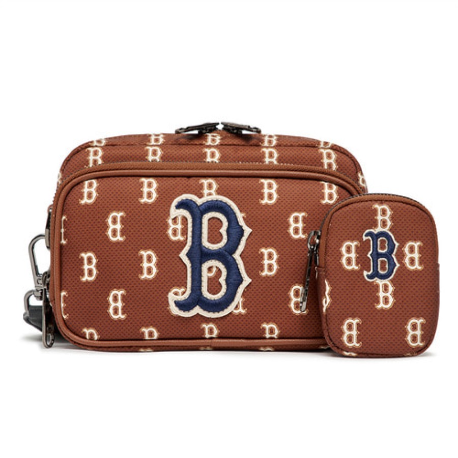 Bag MLB korea | Monogram Mini Cross Bag Boston Redsox