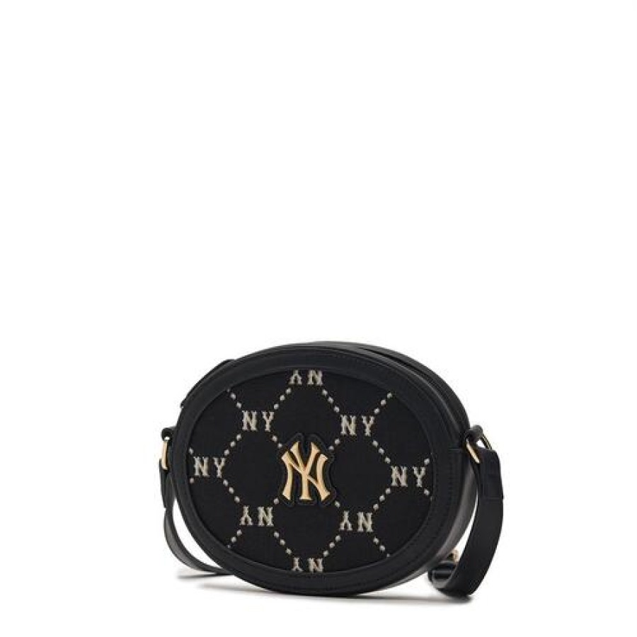 Kids MLB korea Bags | [Kids] Dia Monogram Round Crossbag New York Yankees