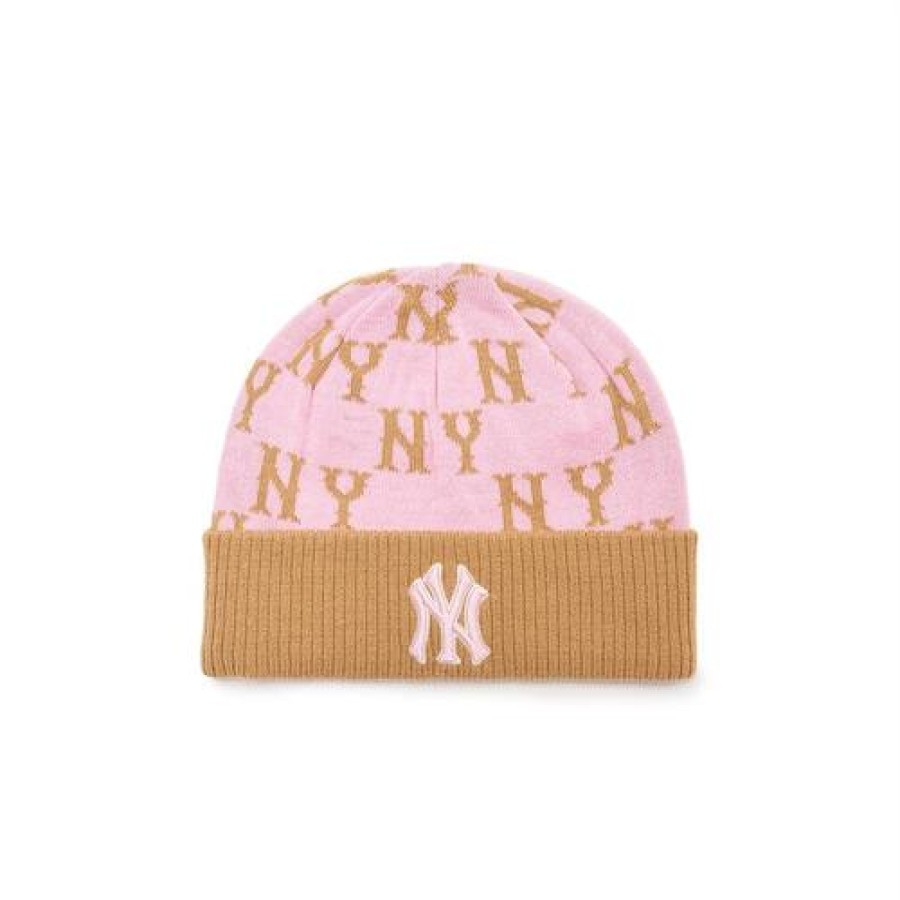 Kids MLB korea Beanies/Hats | [Kids] Classic Monogram Jqd Beanie New York Yankees