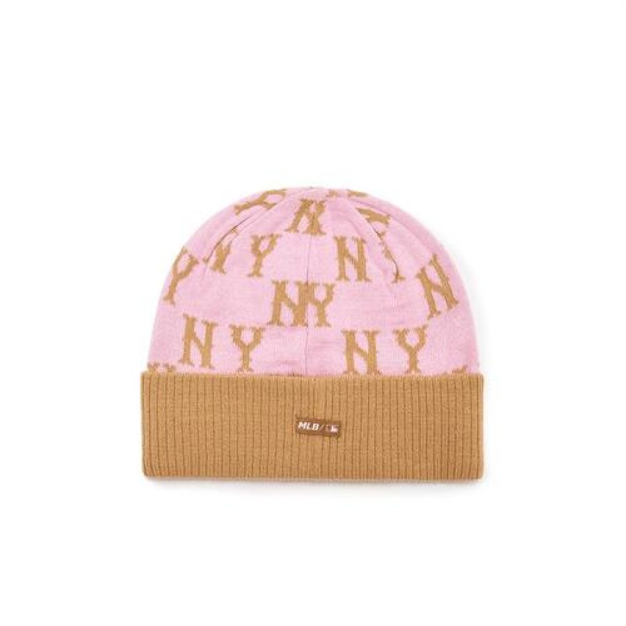 Kids MLB korea Beanies/Hats | [Kids] Classic Monogram Jqd Beanie New York Yankees