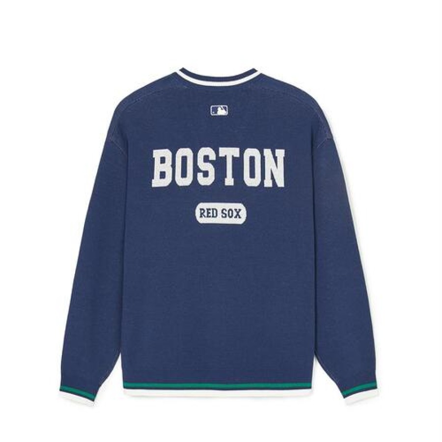 Apparel MLB korea Sweaters | Varsity V-Neck Sweater Pullover Boston Redsox