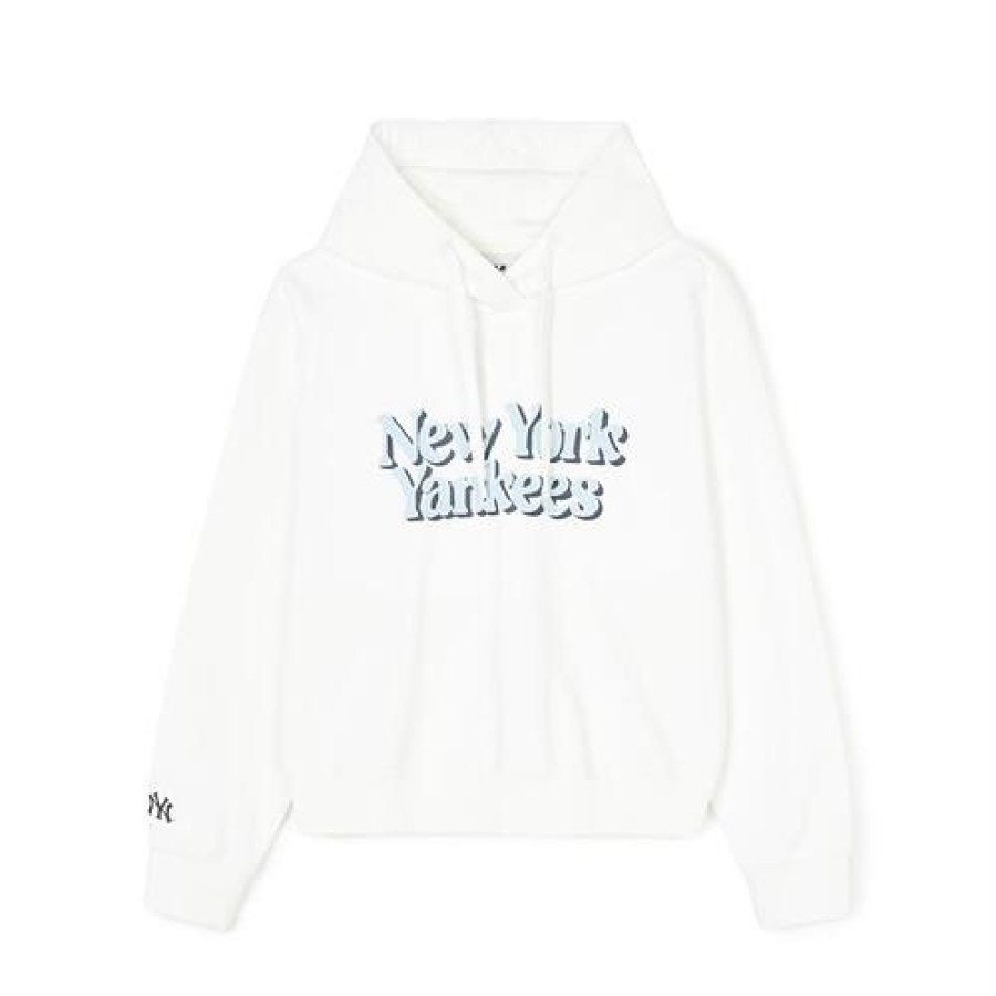 Apparel MLB korea Hoodies | [Wms] Women Varsity Crop Hoodie New York Yankees