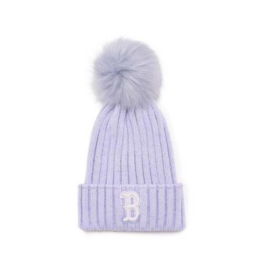 Kids MLB korea Beanies/Hats | [Kids] Basic Girl`S Metal Beanie Boston Red Sox