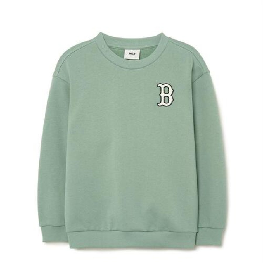 Kids MLB korea Sweatshirts | [Kids] Basic Big Logo Brushed Sweatshirt Boston Red Sox