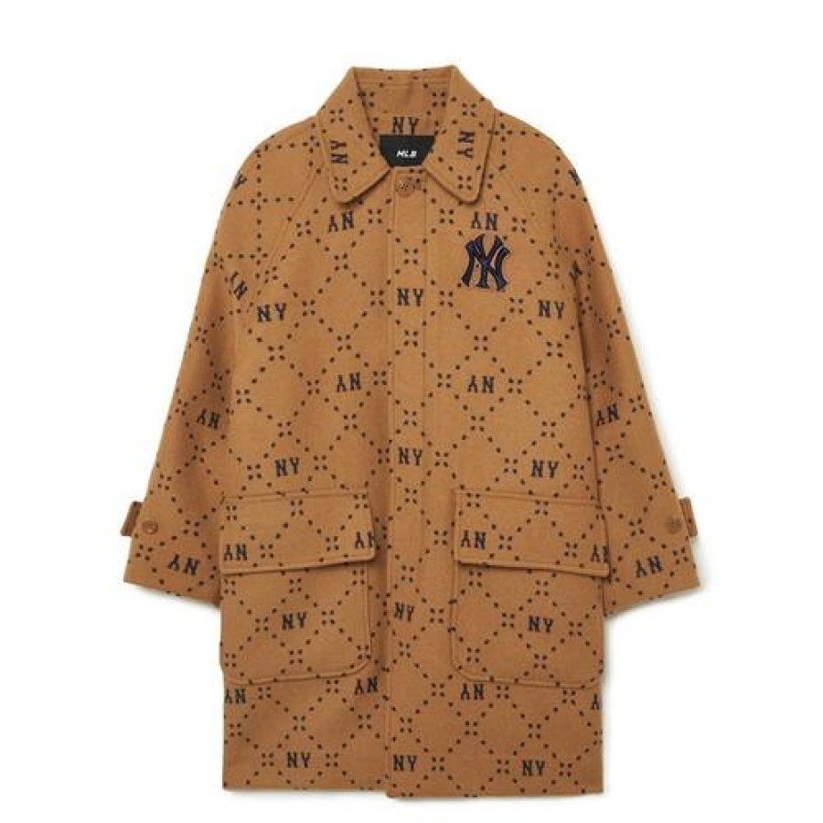 Acc MLB korea Jumpers | [Kids] Dia Monogram Coat Jumper New York Yankees