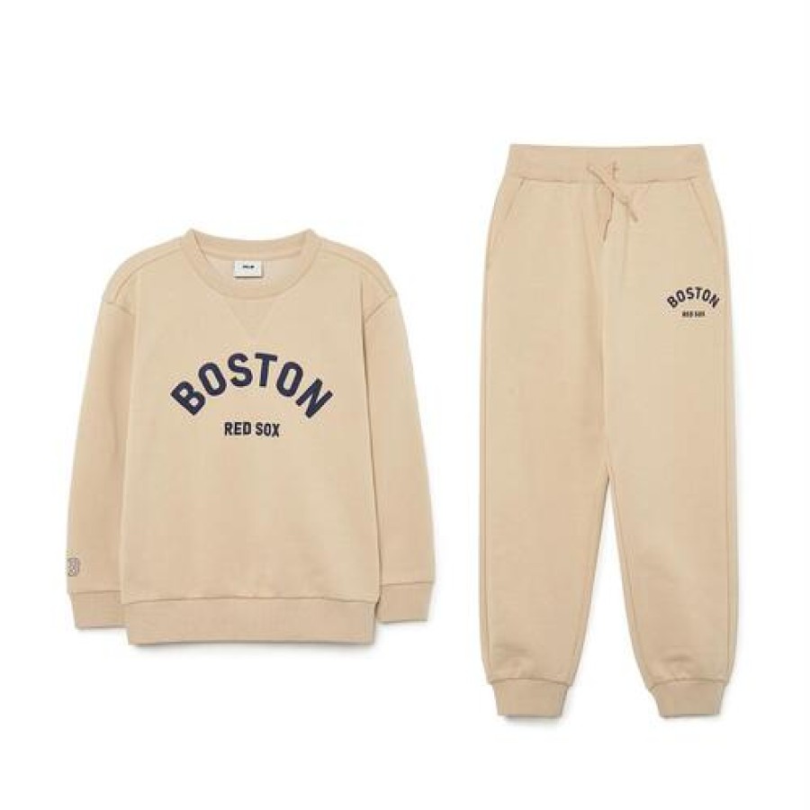 Kids MLB korea Sweatshirts | [Kids] Varsity Mtm Set Boston Red Sox