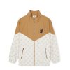 Apparel MLB korea Jackets | Dia Monogram Jqd V-Block Stan Neck Windbreaker New York Yankees