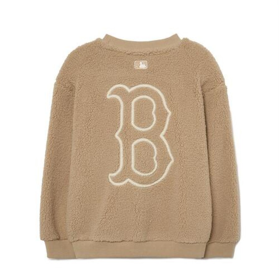 Kids MLB korea Sweatshirts | [Kids] Basic Big Logo Fleece Sweatshirt Boston Red Sox