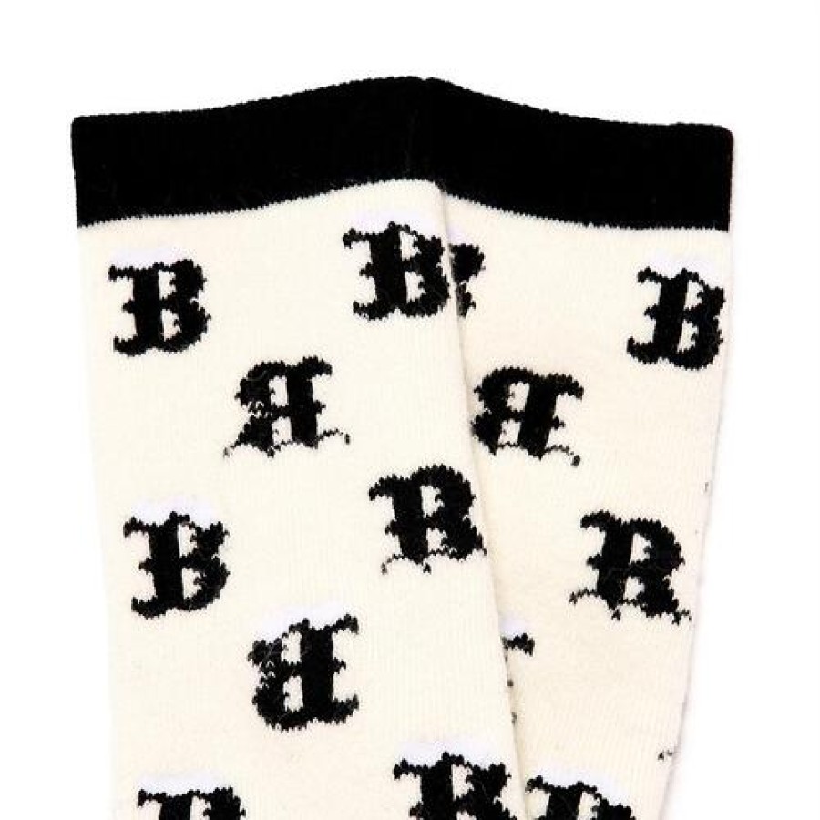 Kids MLB korea Others | [Kids] Winter Monogram Board Socks Boston Red Sox