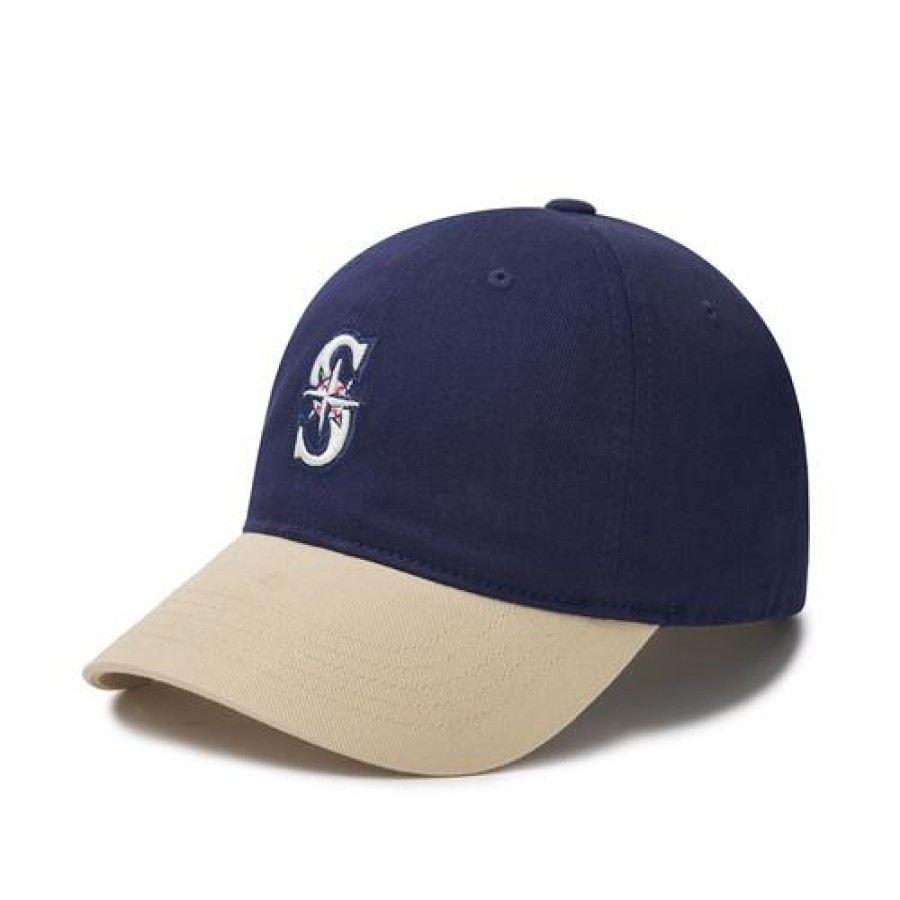 Cap MLB korea Un_Structure | Basic Color Block Unstructured Ball Cap Seattle Mariners