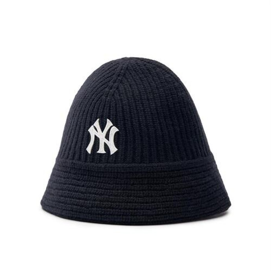 Kids MLB korea Beanies/Hats | [Kids] Basic Girl`S Knit Dome Hat New York Yankees