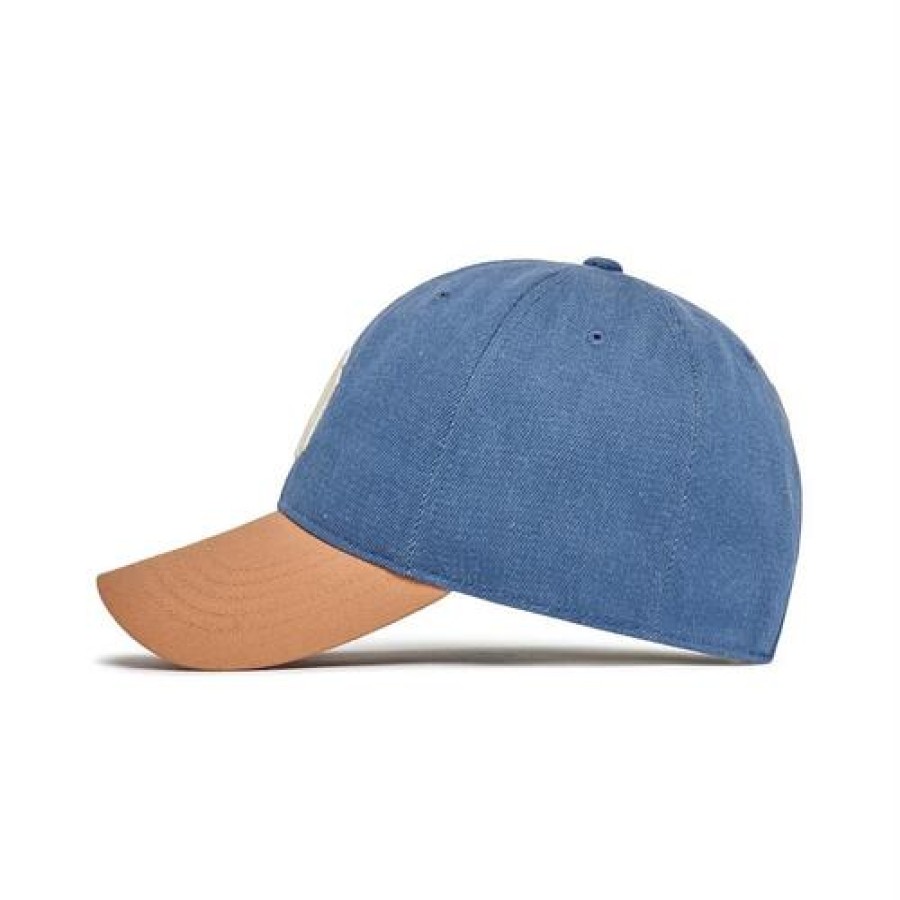 Cap MLB korea Un_Structure | Color Block Denim Like Unstructured Ball Cap New York Yankees