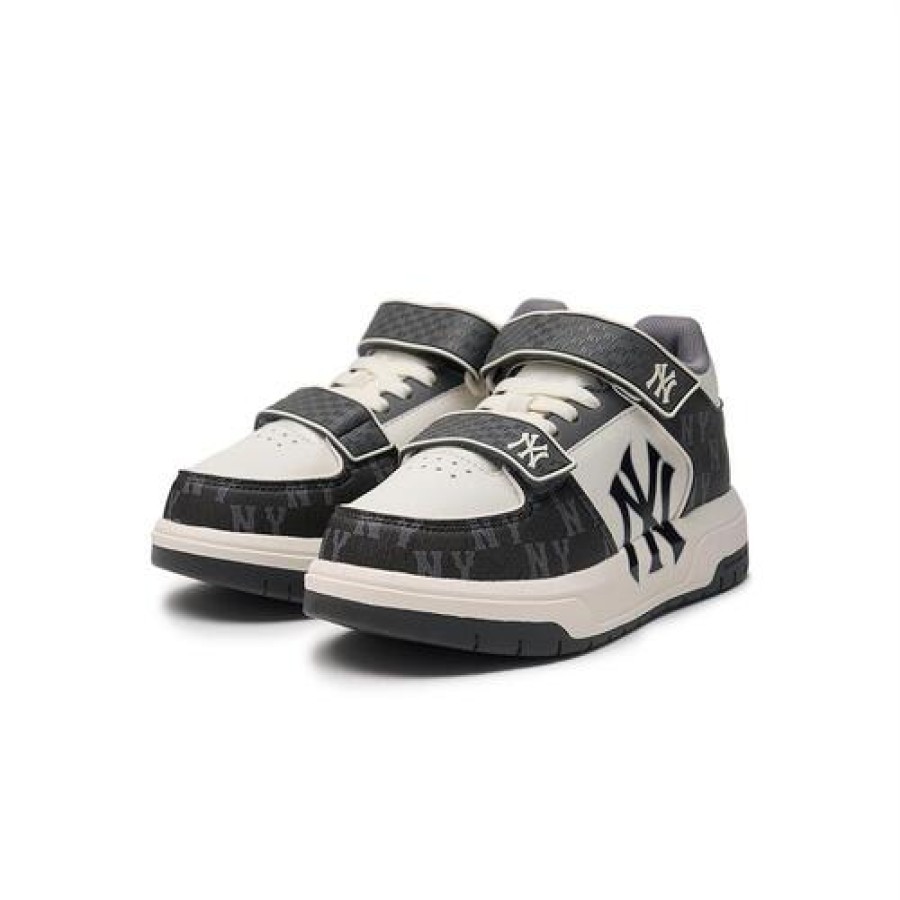 Kids MLB korea Sneakers | [Kids] Chunky Liner Mid Denim Monogram New York Yankees