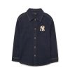 Kids MLB korea Shirts | [Kids] Varsity Denim Shirt New York Yankees