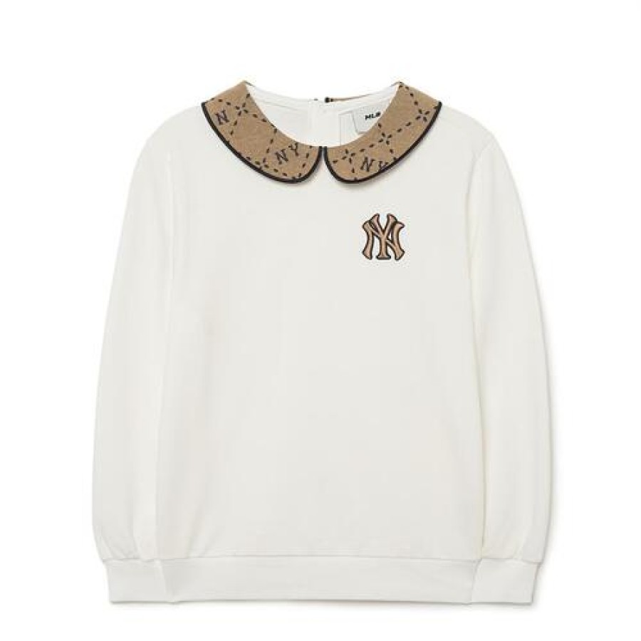 Kids MLB korea Sweatshirts | [Kids] Dia Monogram Layered Sweatshirt New York Yankees