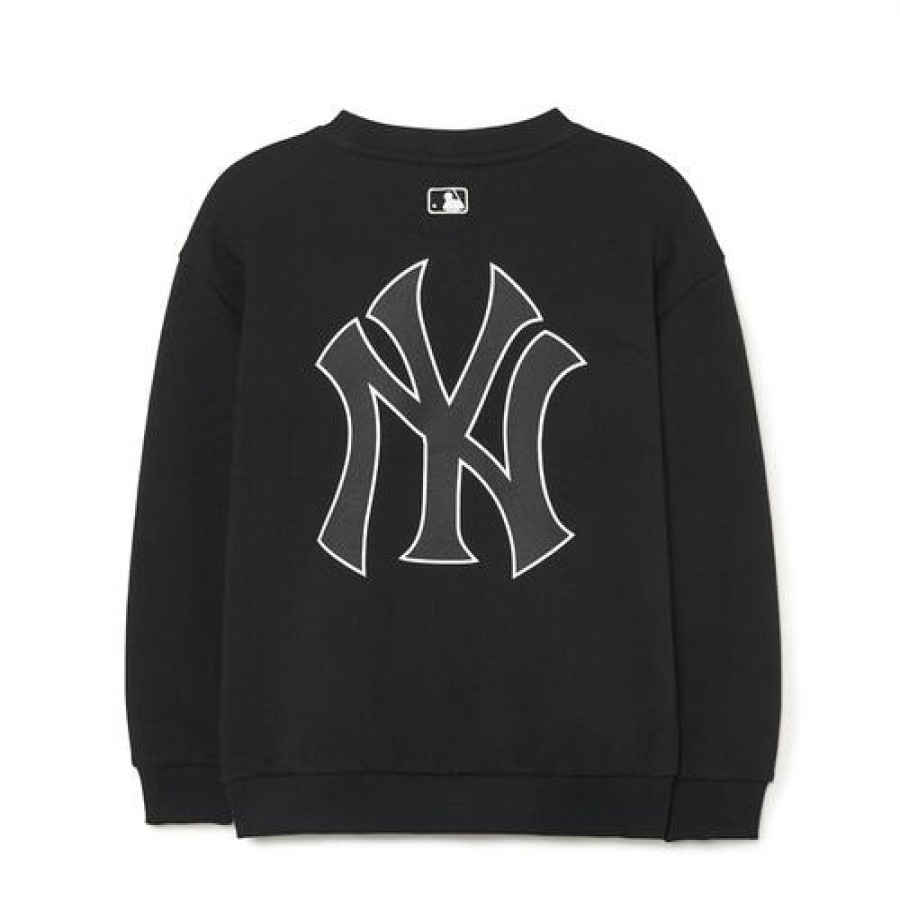 Kids MLB korea Sweatshirts | [Kids] Basic Big Logo Brushed Sweatshirt New York Yankees