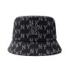 Kids MLB korea Beanies/Hats | [Kids] Classic Monogram Jqd Bucket New York Yankees