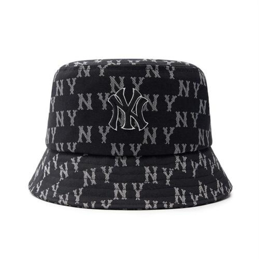 Kids MLB korea Beanies/Hats | [Kids] Classic Monogram Jqd Bucket New York Yankees