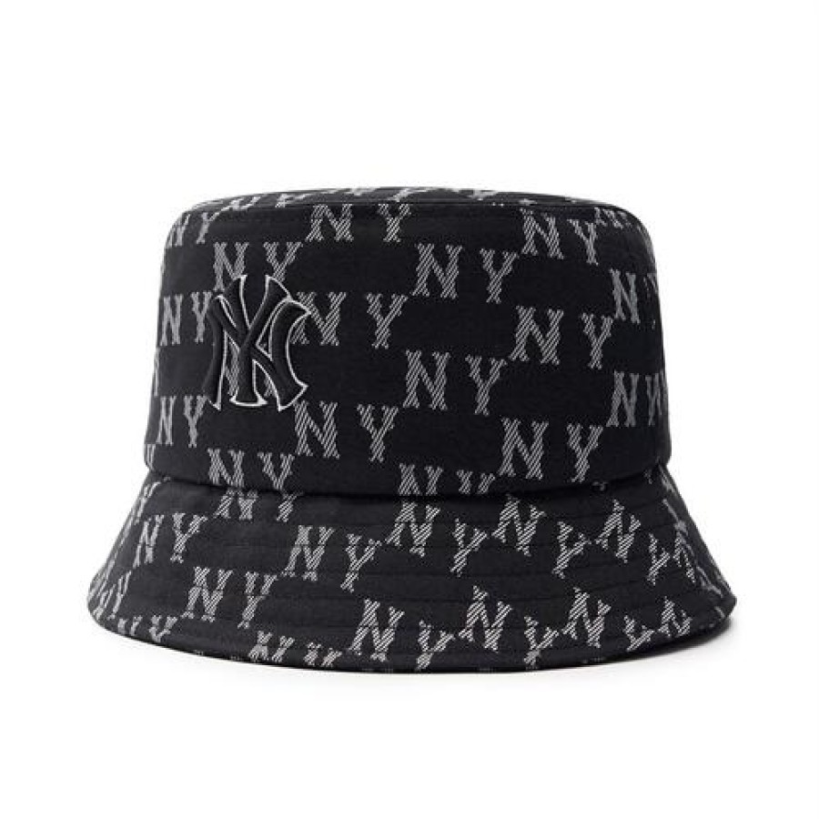 Kids MLB korea Beanies/Hats | [Kids] Classic Monogram Jqd Bucket New York Yankees