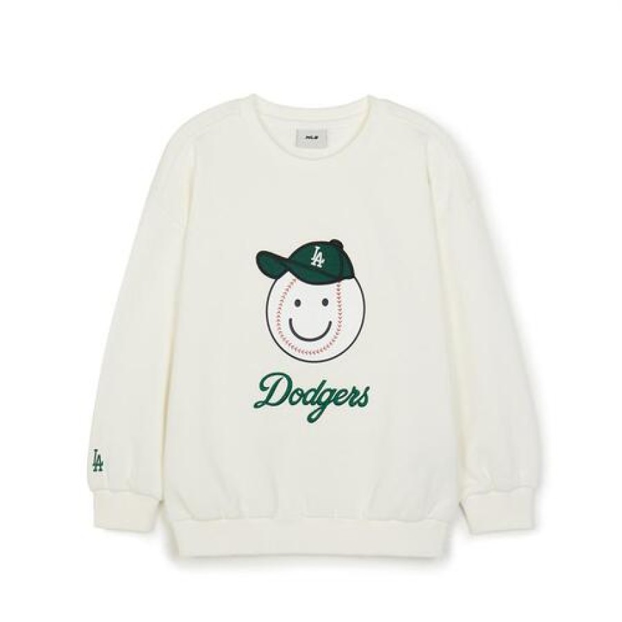 Kids MLB korea Sweatshirts | [Kids] Green Play Brushed Sweatshirt Los Angeles Dodgers