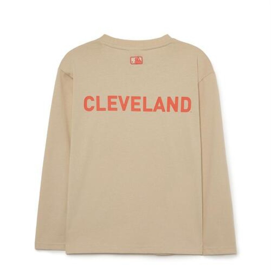 Kids MLB korea T-Shirts | [Kids] Basic Lettering Logo T Shirt Cleveland Indians