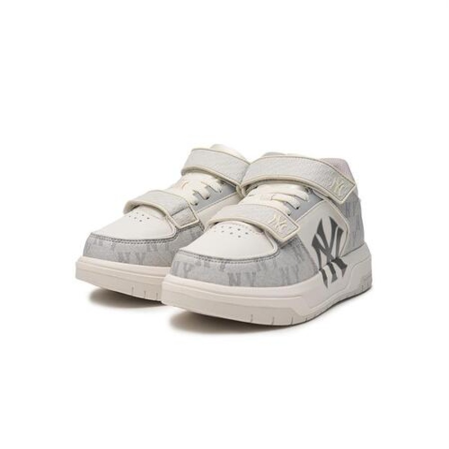 Kids MLB korea Sneakers | [Kids] Chunky Liner Mid Denim Monogram New York Yankees