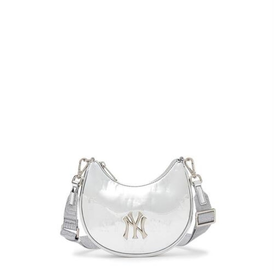 Bag MLB korea | Bling Bling Monogram Mini Cross Bag New York Yankees