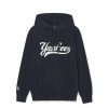 Apparel MLB korea Hoodies | Varsity Cursive Over Fit Hoodie New York Yankees