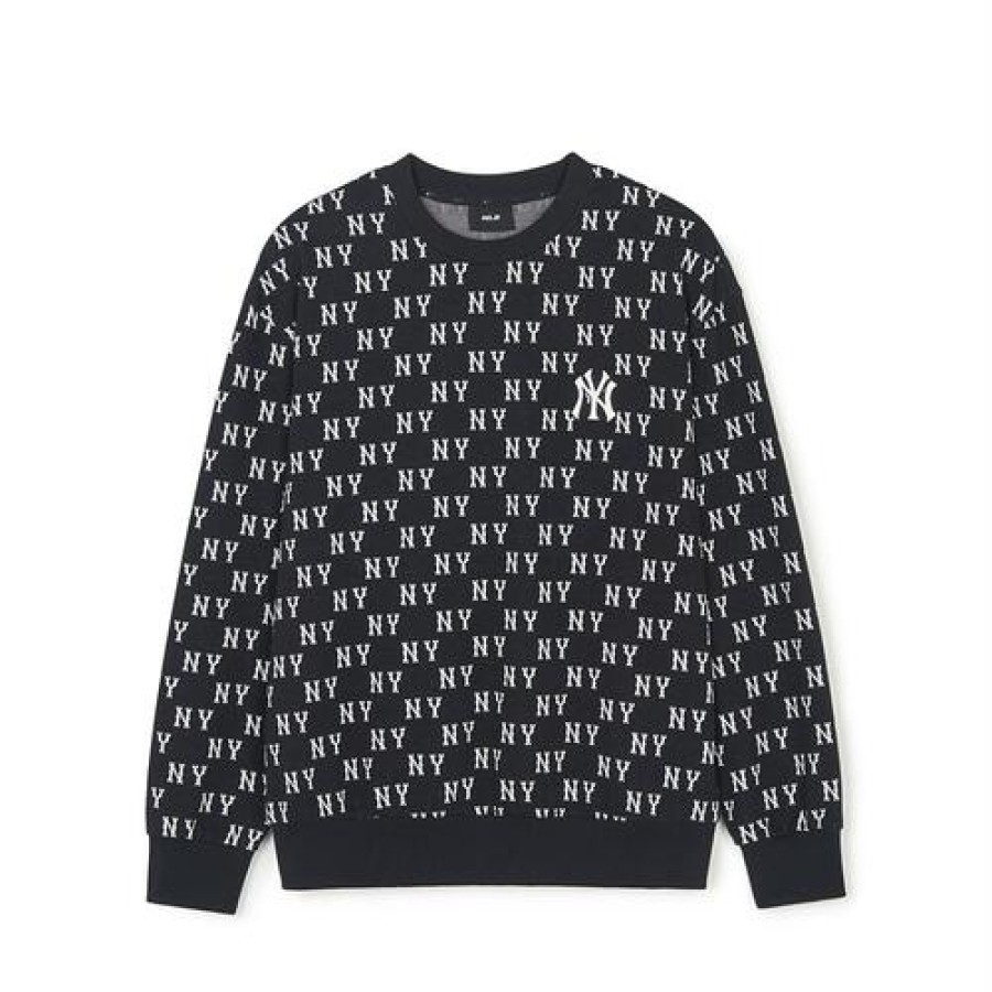 Apparel MLB korea Sweatshirts | Classic Monogram Jaquard Sweatshirts New York Yankees