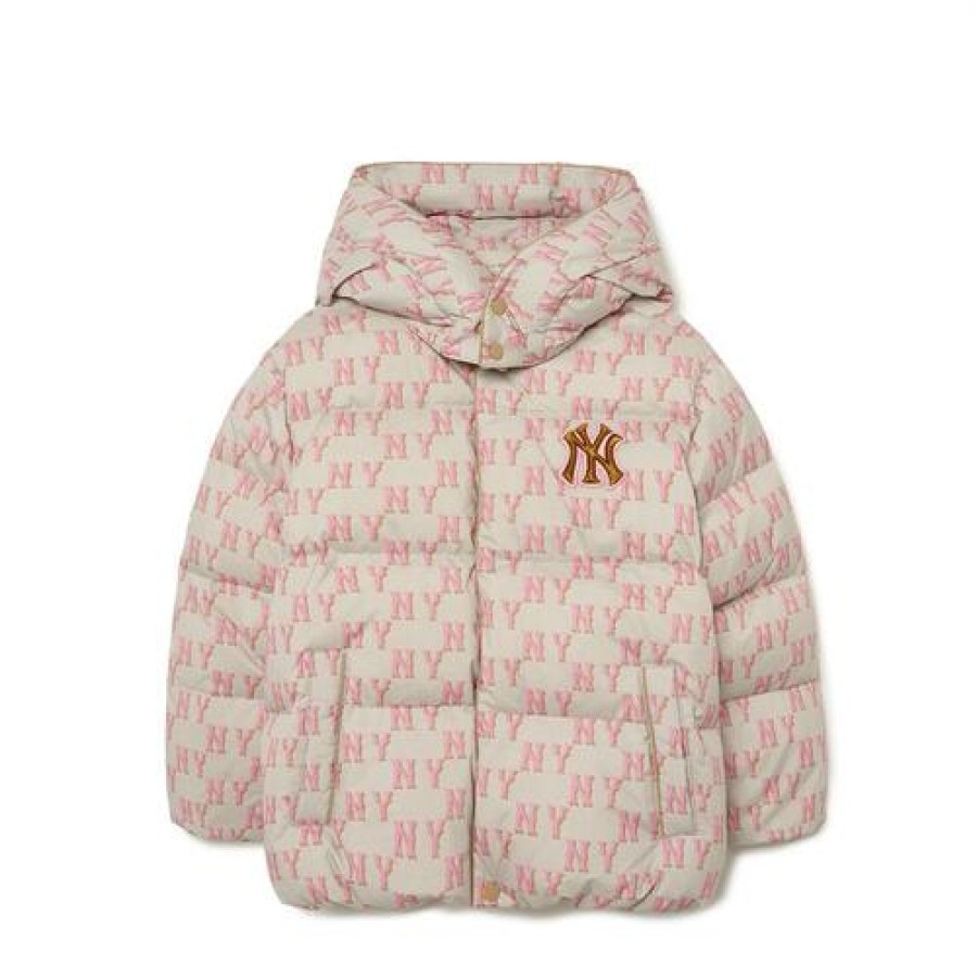 Acc MLB korea Padded Jackets | [Kids] (Goose 8020) Classic Monogram Megalogo Short Down New York Yankees