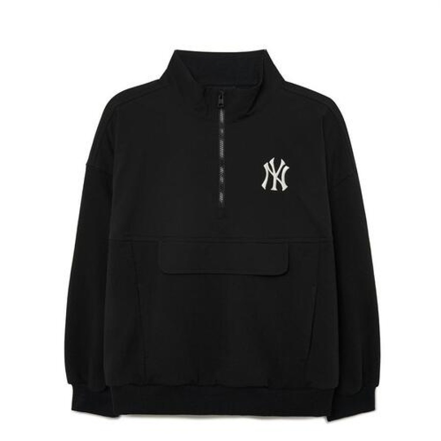 Kids MLB korea Sweatshirts | [Kids] Basic Woven Mixed Sweatshirt New York Yankees