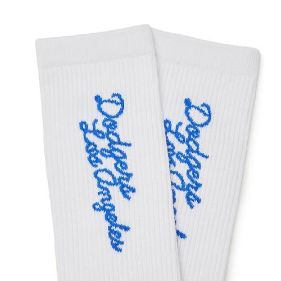 Acc MLB korea Socks | Luxleisure Lettering Mid Socks Los Angeles Dodgers