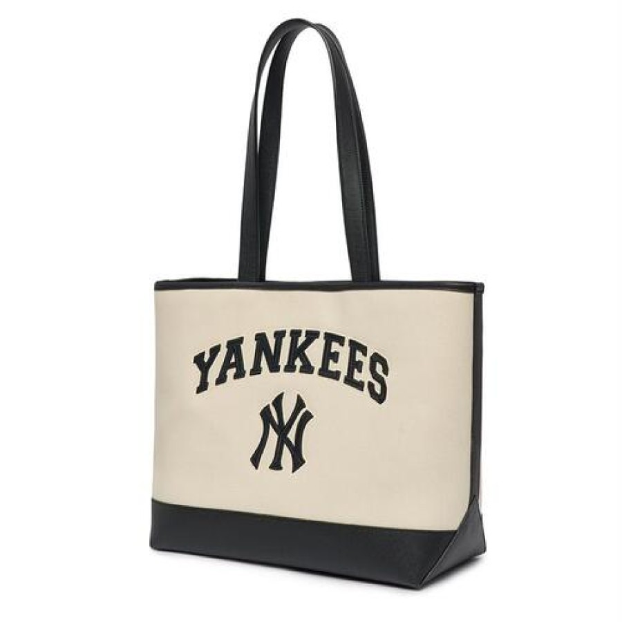 Bag MLB korea | Varsity Basic Canvas L Tote Bag New York Yankees