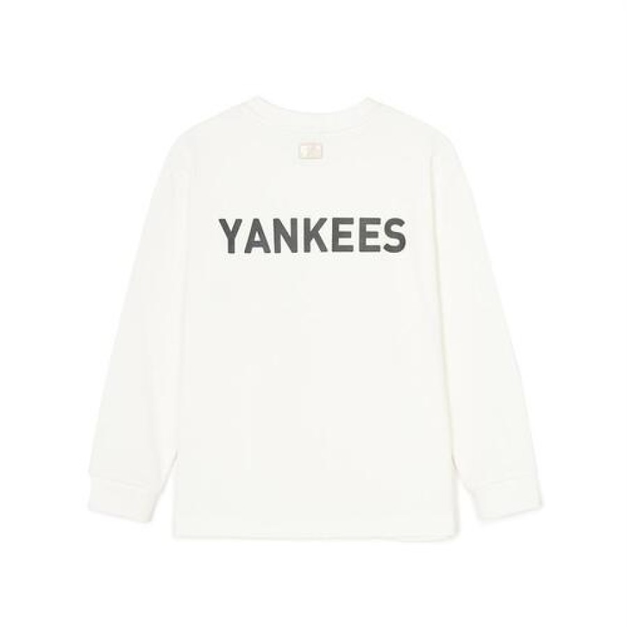 Kids MLB korea T-Shirts | [Kids] Basic Pocket Long Slv T-Shirt New York Yankees