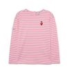 Kids MLB korea T-Shirts | [Kids] Heart Striped T Shirt New York Yankees