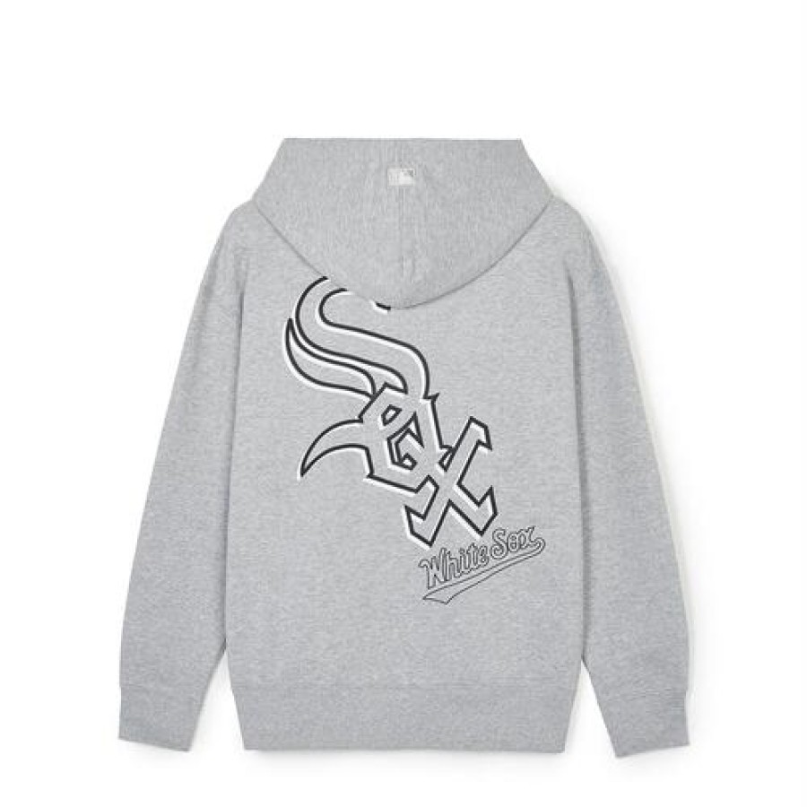 Apparel MLB korea Hoodies | Basic Mega Logo Overfit Hoodie Chicago White Sox