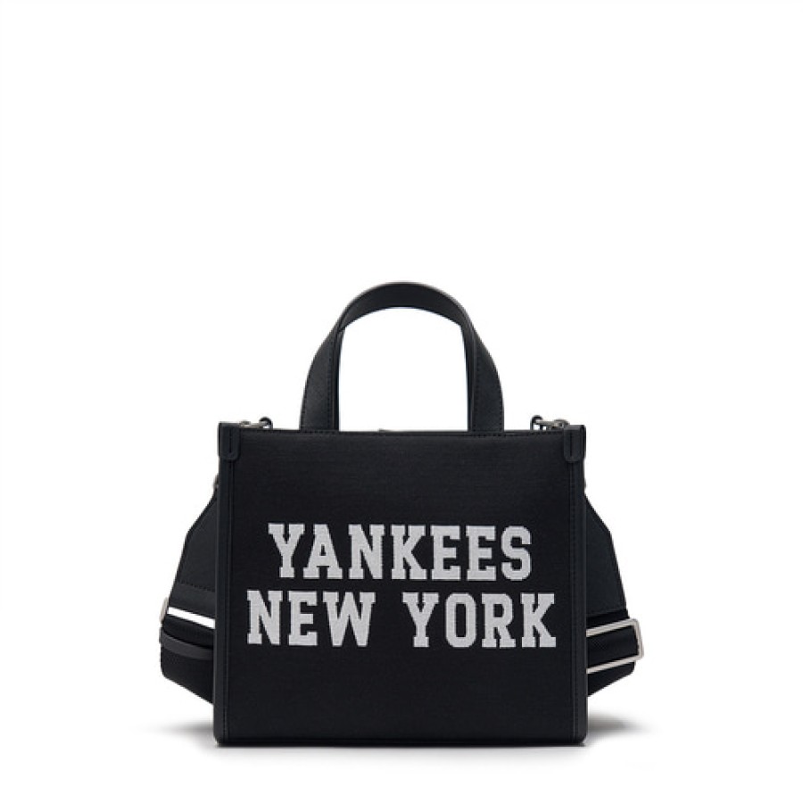 Bag MLB korea | Varsity Jacquard Canvas Small Tote Bag New York Yankees