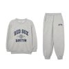 Kids MLB korea Sweatshirts | [Kids] Varsity Fleeced Mtm Set Up Boston Red Sox