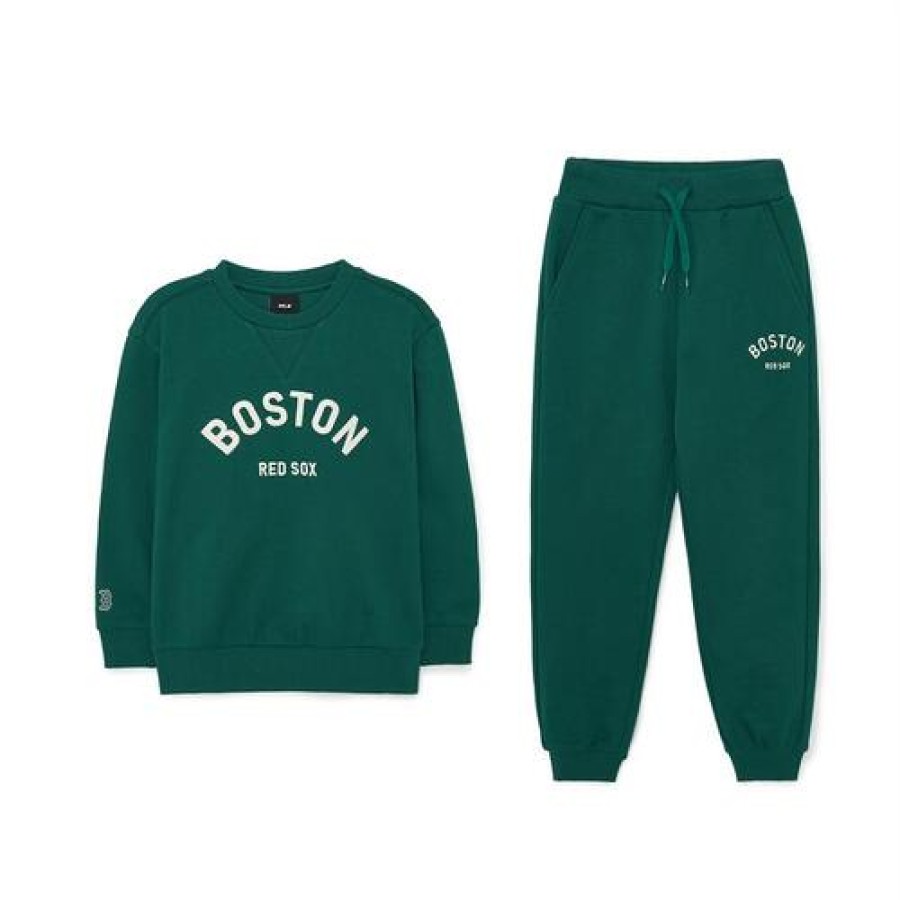 Kids MLB korea Sweatshirts | [Kids] Varsity Mtm Set Boston Red Sox