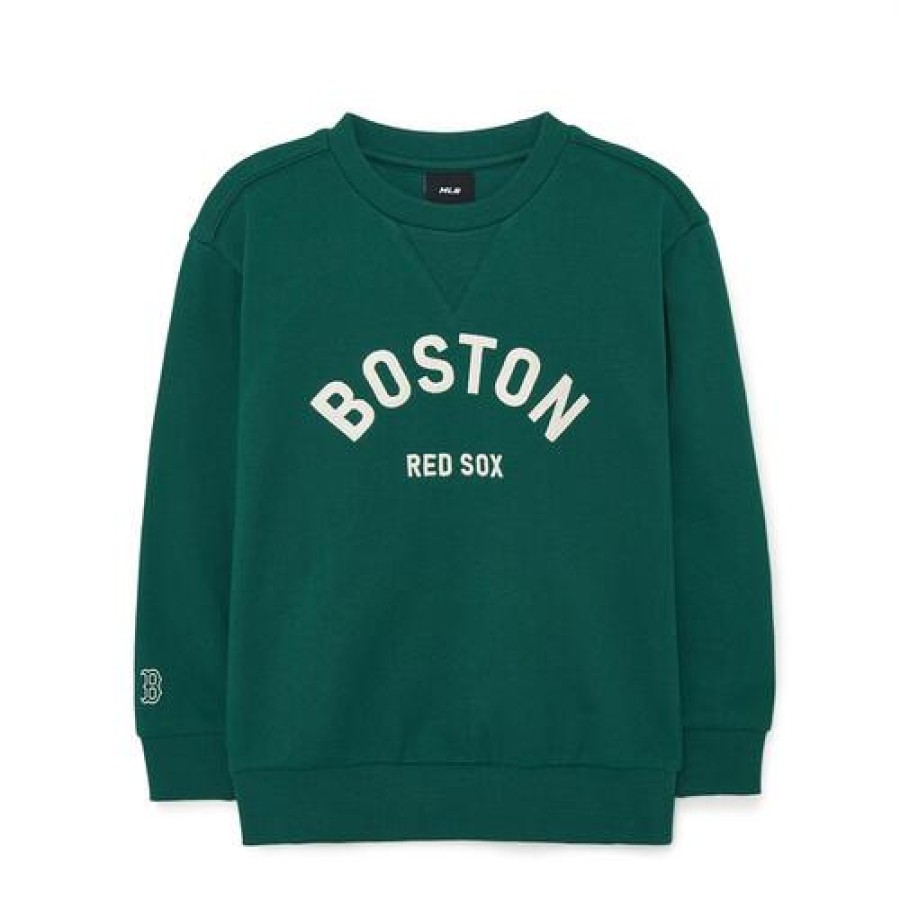 Kids MLB korea Sweatshirts | [Kids] Varsity Mtm Set Boston Red Sox