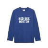 Apparel MLB korea T-Shirts | Varsity Loose Fit Long Sleeve T-Shirts Boston Redsox