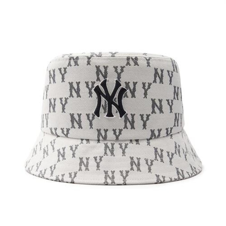 Kids MLB korea Beanies/Hats | [Kids] Classic Monogram Jqd Bucket New York Yankees