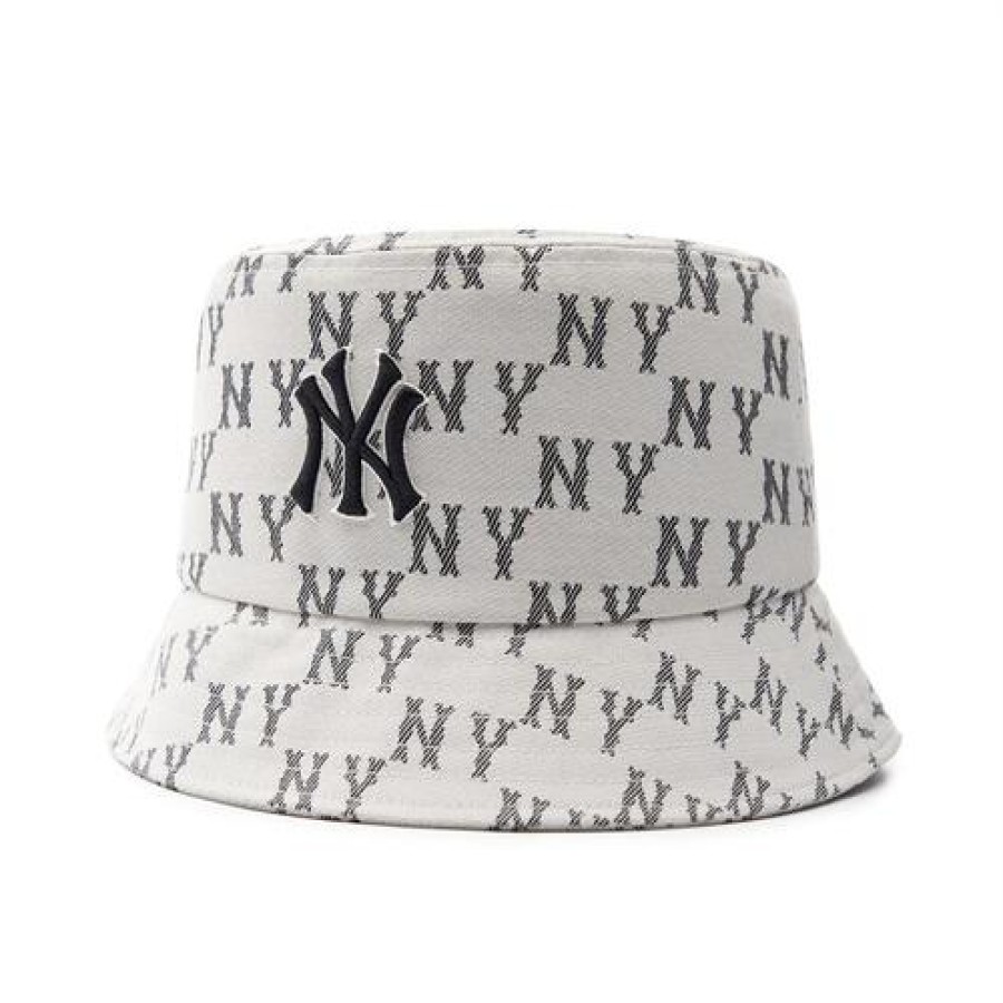 Kids MLB korea Beanies/Hats | [Kids] Classic Monogram Jqd Bucket New York Yankees