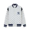 Apparel MLB korea Jackets | Classic Monogram Jqd Shoulder-Block Varsity Jacket(Single-Layer) New York Yankees