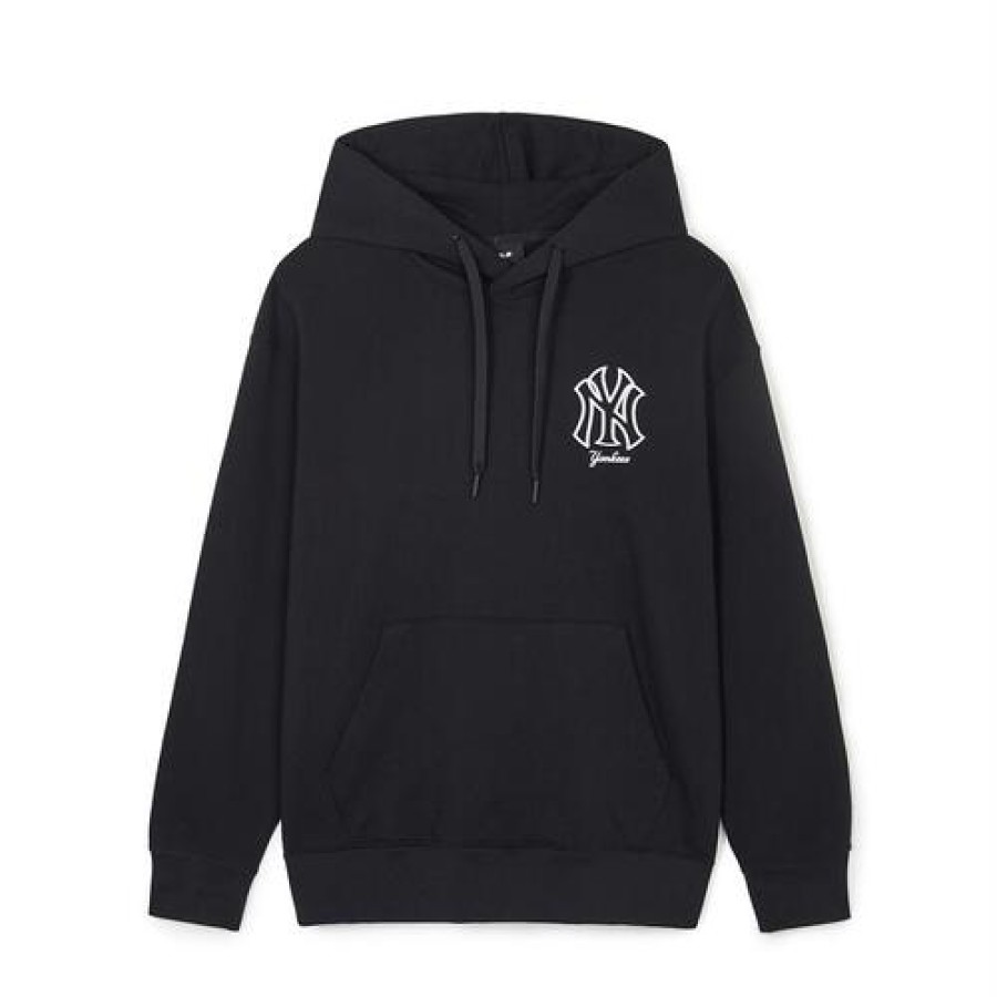 Apparel MLB korea Hoodies | Basic Mega Logo Overfit Hoodie New York Yankees