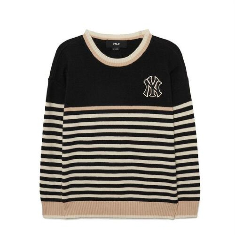 Kids MLB korea Sweatshirts | [Kids] Premium Basic Striped Pullover New York Yankees