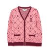 Kids MLB korea Sweaters | [Kids] Dia Monogram All Over Knit Cardigan Boston Red Sox