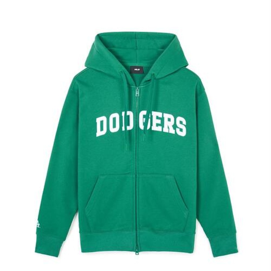 Apparel MLB korea Full-Zip Hoodies | Varsity Front Graphic Overfit Hood Zip-Up Los Angeles Dodgers