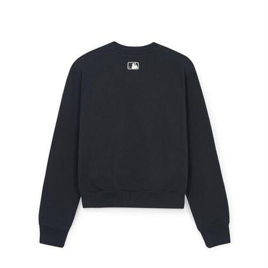 Apparel MLB korea Sweatshirts | [Wms] Women Basic Small Logo Crop Sweatshirts New York Yankees