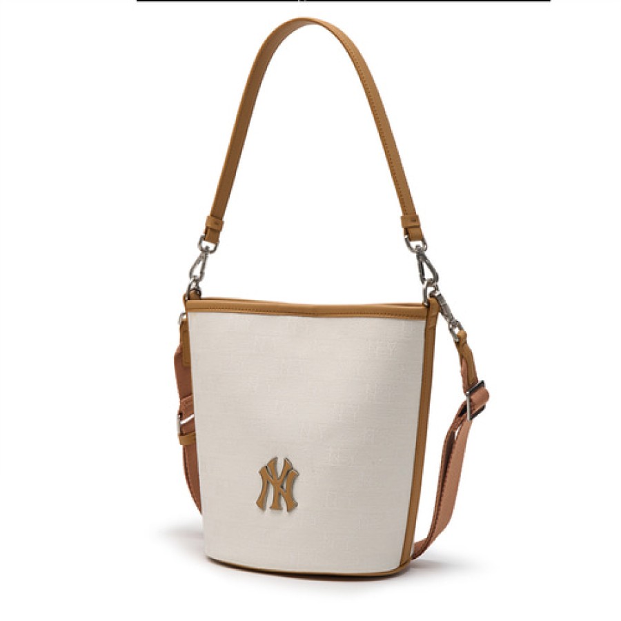 Bag MLB korea | Classic Monogram Jacquard Bucket Bag New York Yankees